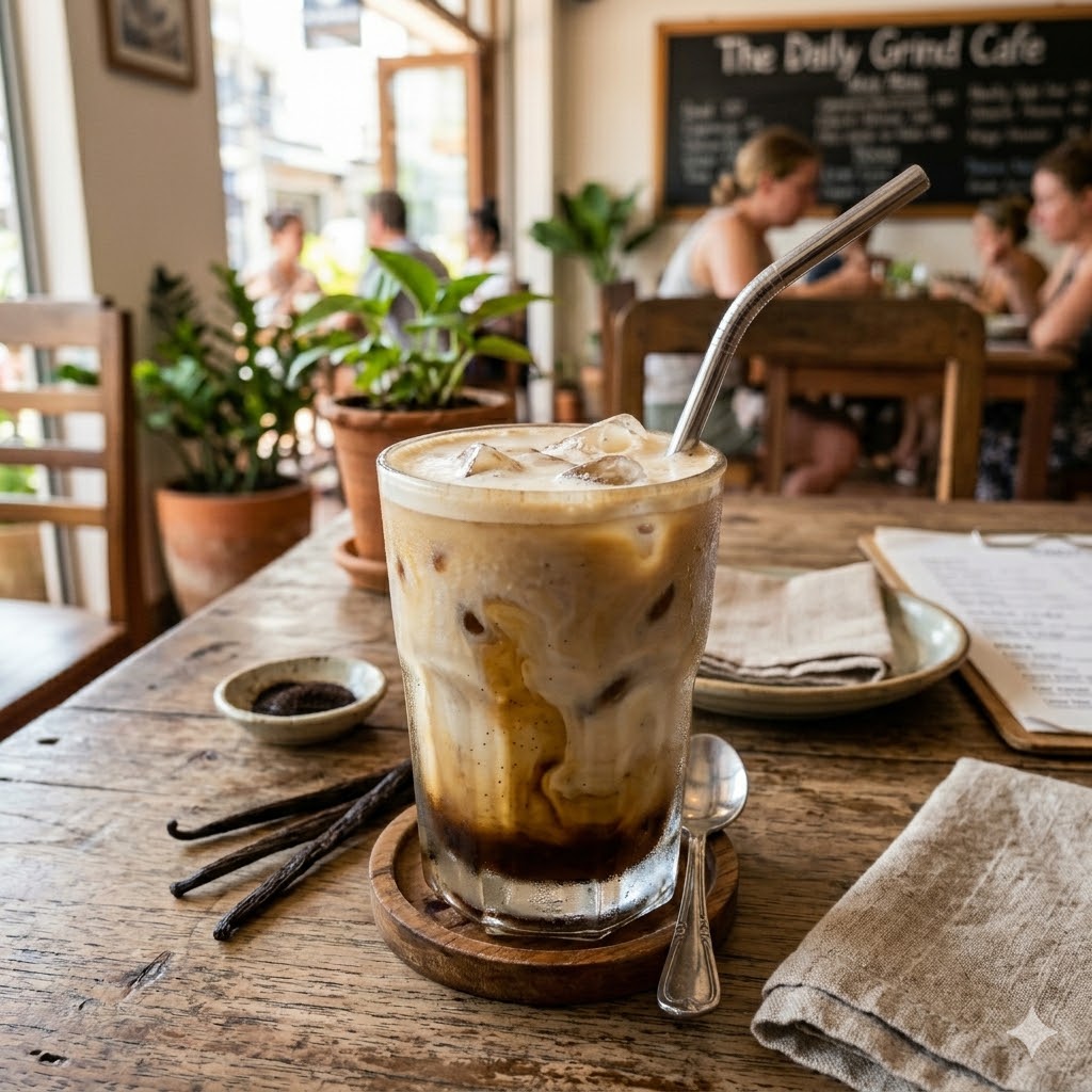 Iced Creamy Vanilla Latte